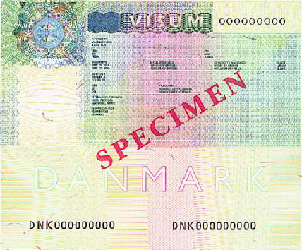Ny visumsticker